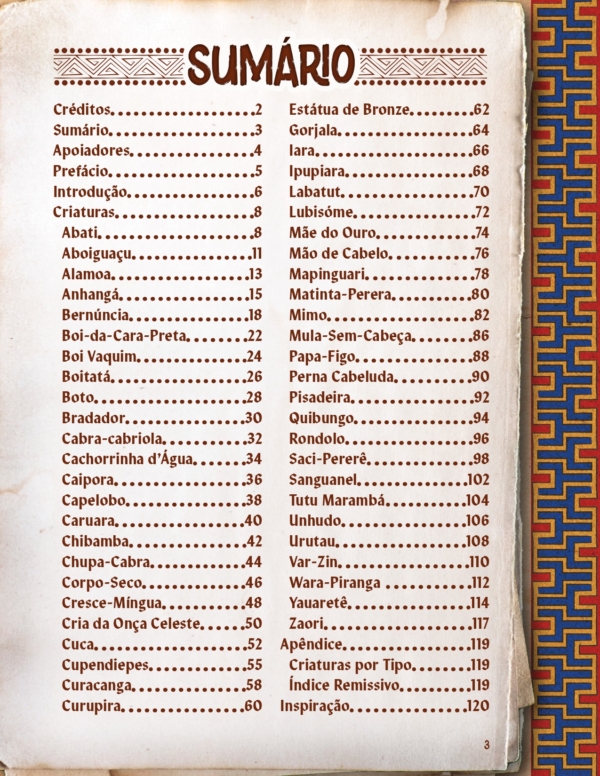 Bestiário do Folclore Brasileiro (5e) (impresso+PDF) - Imagem 3