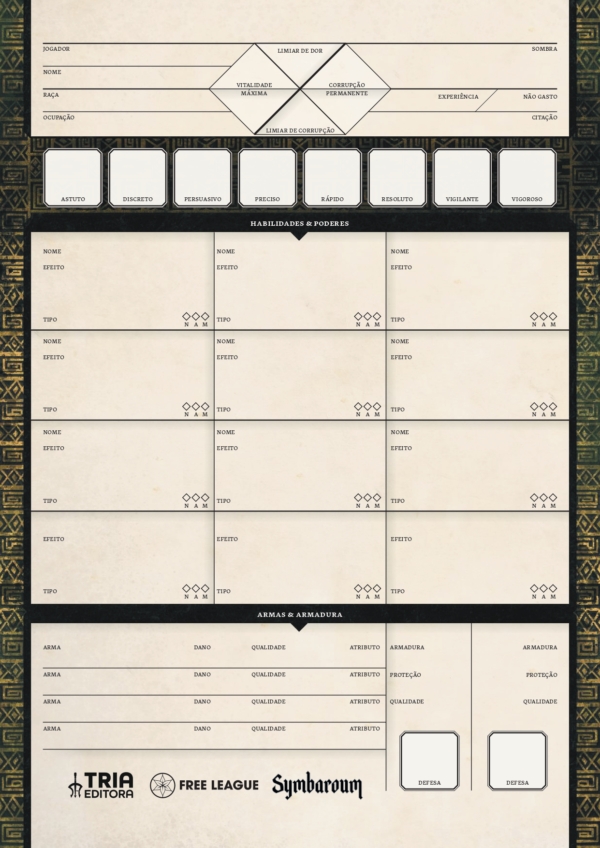 Symbaroum - Ficha de Personagem (PDF)