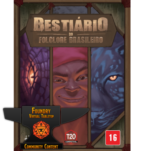 Bestiário do Folclore Brasileiro (T20) - Módulo Foundry VTT v10