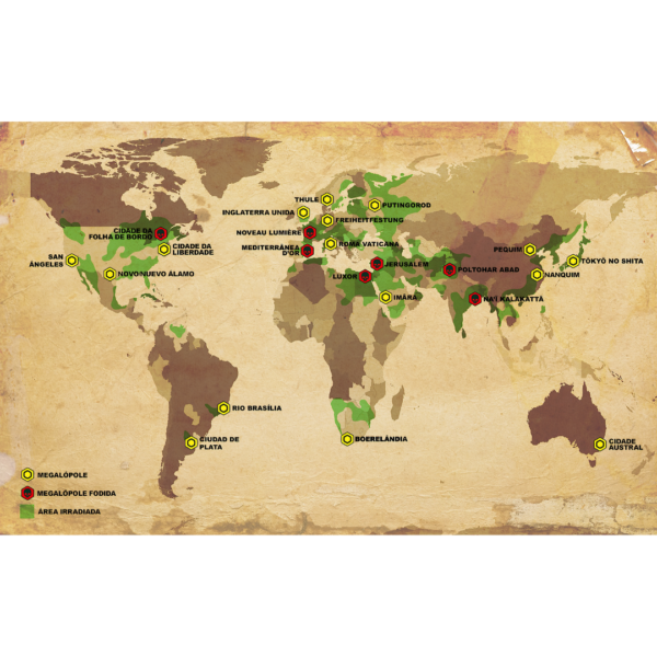 PunkApocalyptic - Mapa em Tecido