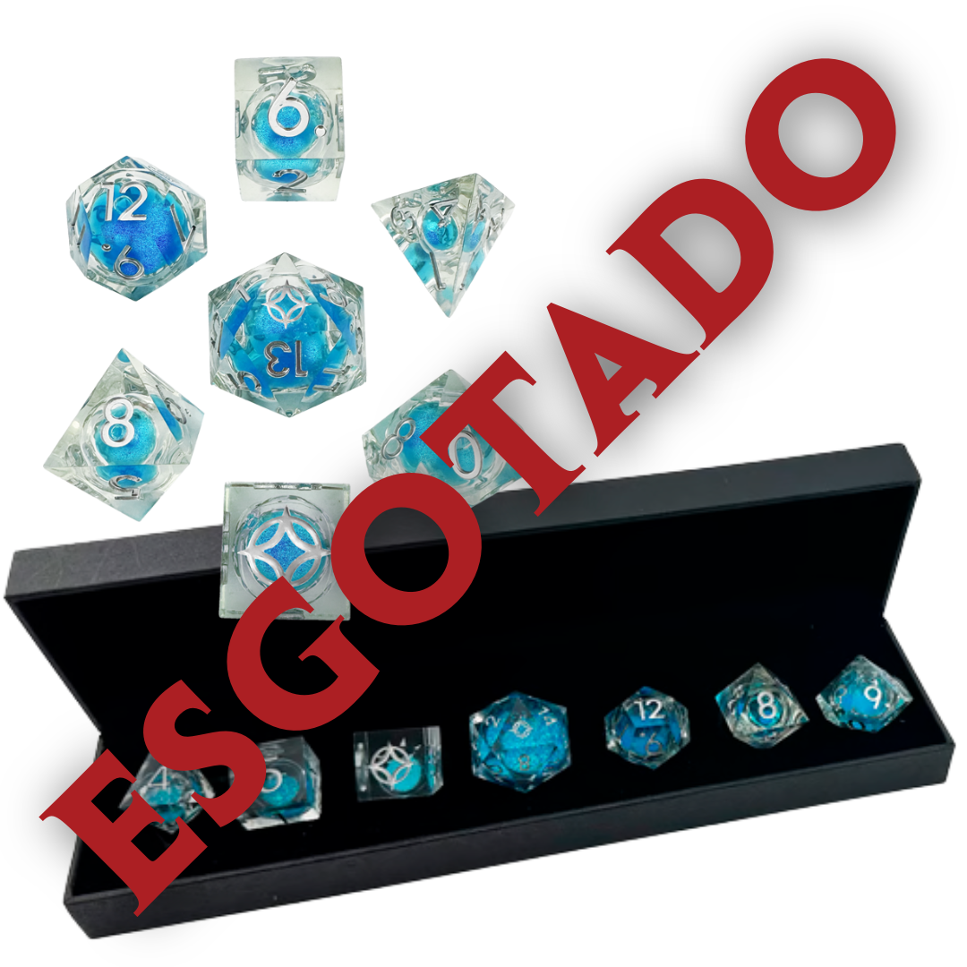dados de luxo + caixa magnética esgotado