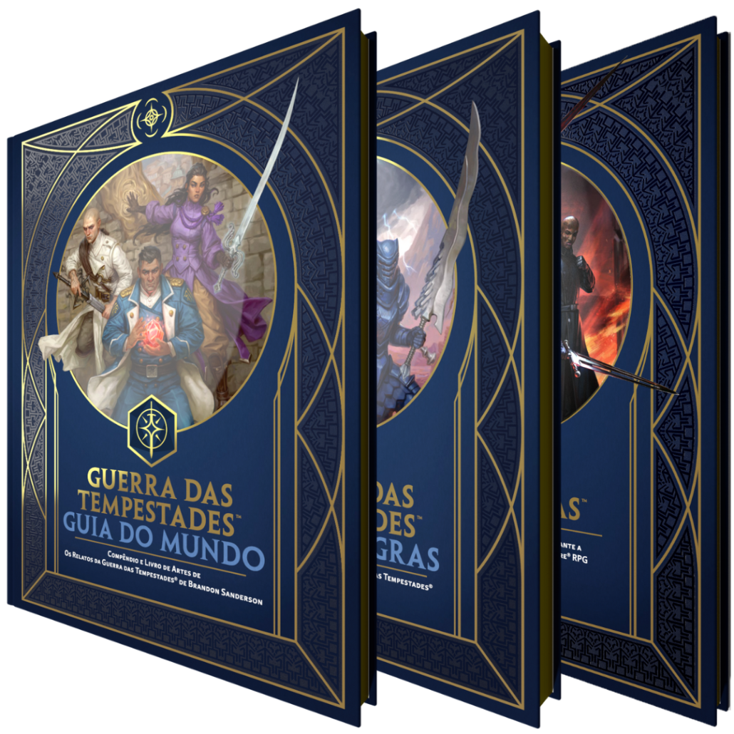 Cosmere RPG: Guerra das Tempestades – Pacote com todos os livros ...
