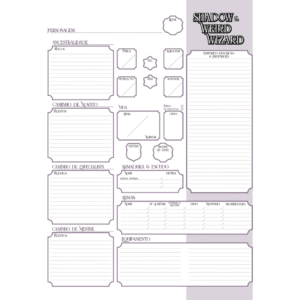 Shadow of the Weird Wizard - Ficha de Personagem (PDF)