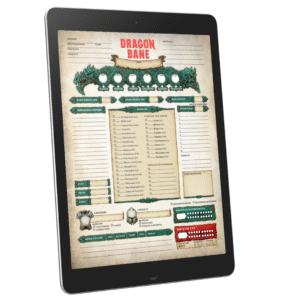 Dragonbane - Fichas de Personagem (PDF)