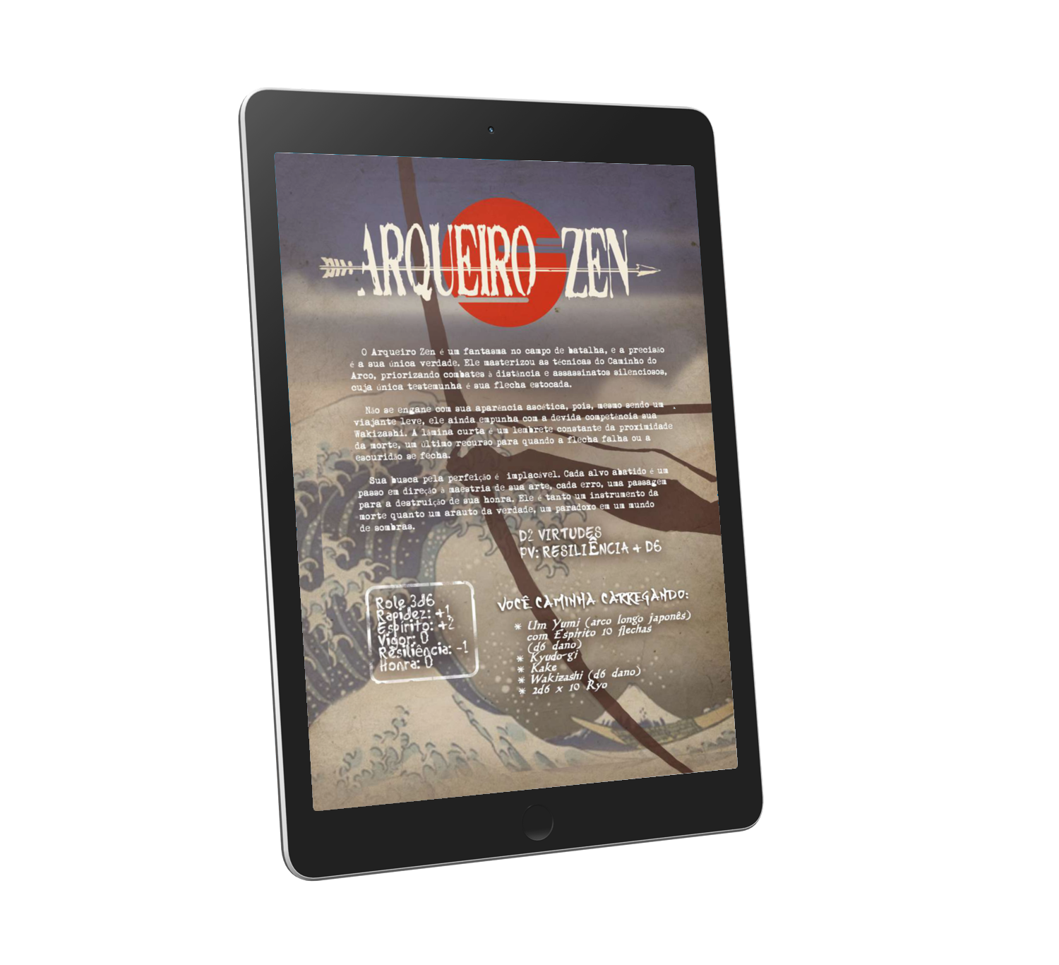 ronin classes tablet lado