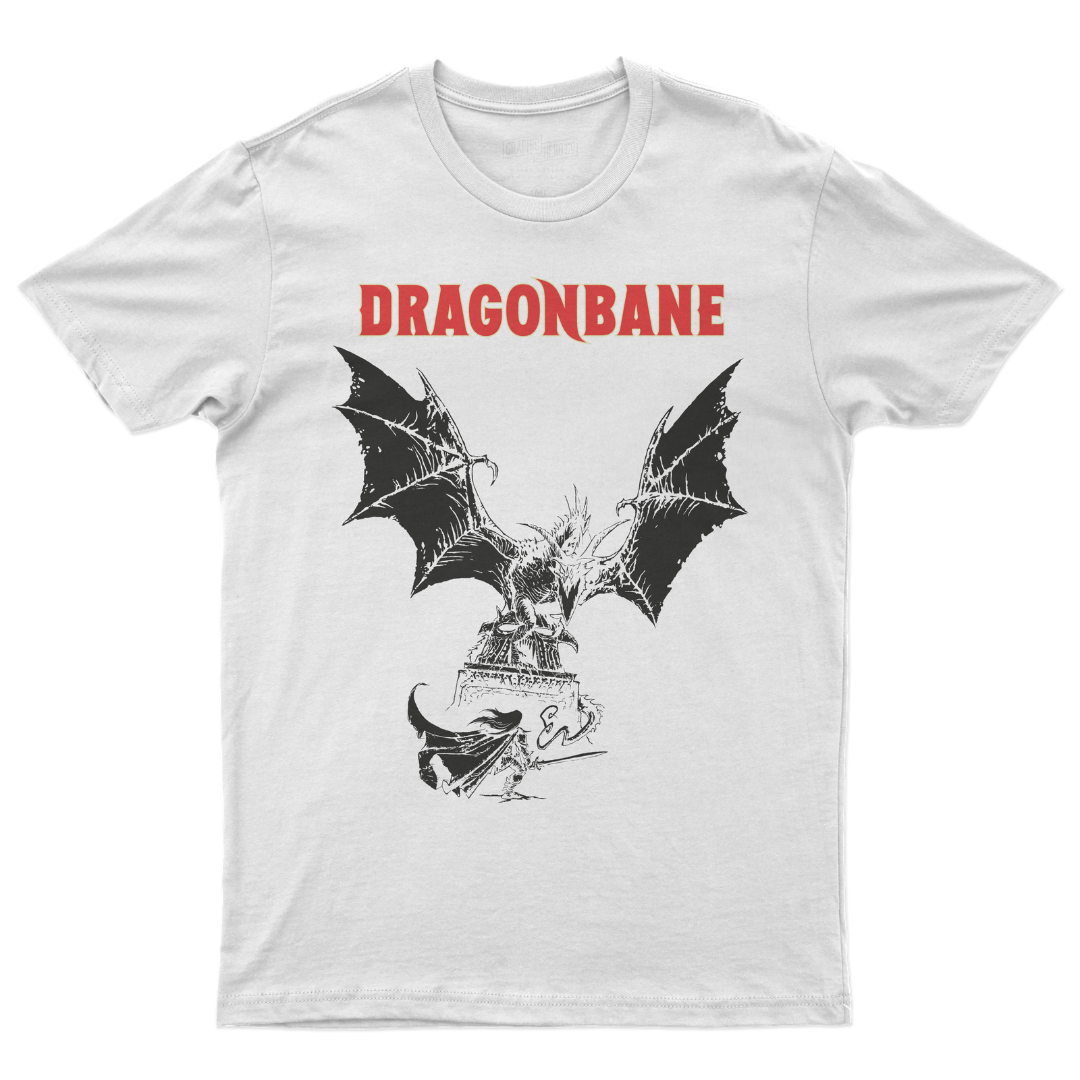 dragonbane camisa branca