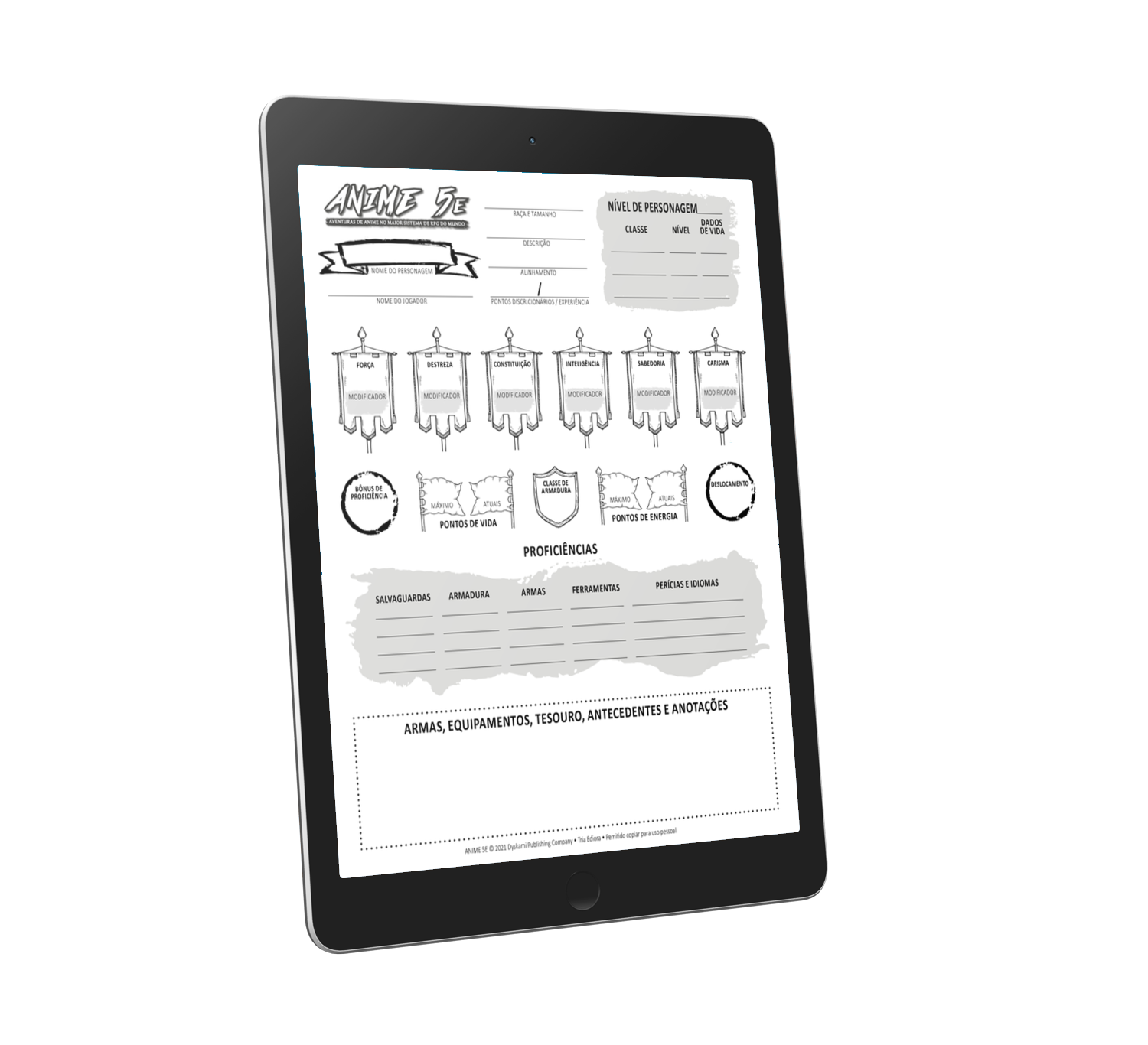 anime ficha tablet lado