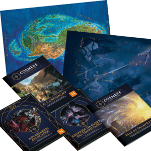 Cosmere RPG: Guerra das Tempestades - Pacote Novos Suplementos + Mapas em Tecido (impresso + PDF gratuito)